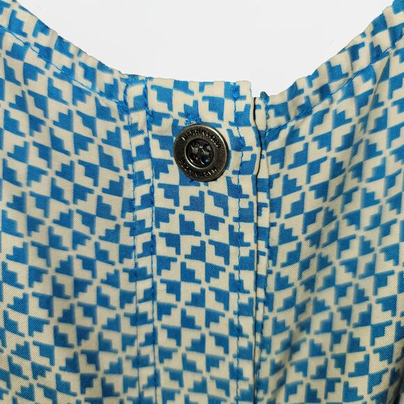 MARTIN & OSA Size XS Silk Graphic Print Racer Back Trapeze A Line Tank Top - Picture 2 of 5